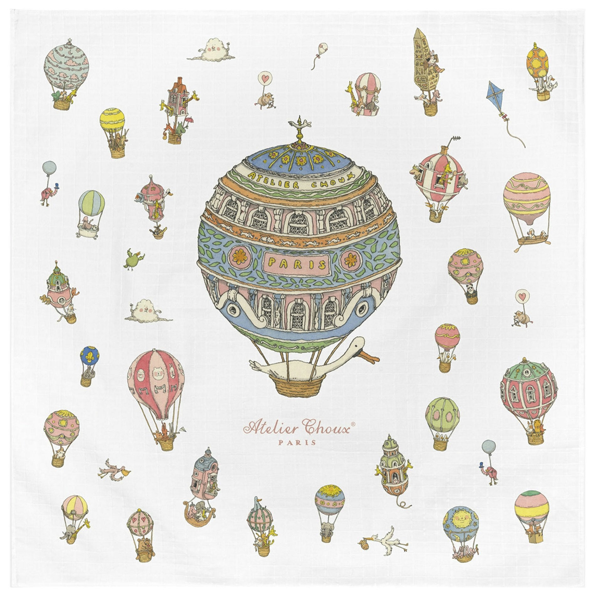 Atelier Choux Carre Hot Air Balloons – Betta Baby Store