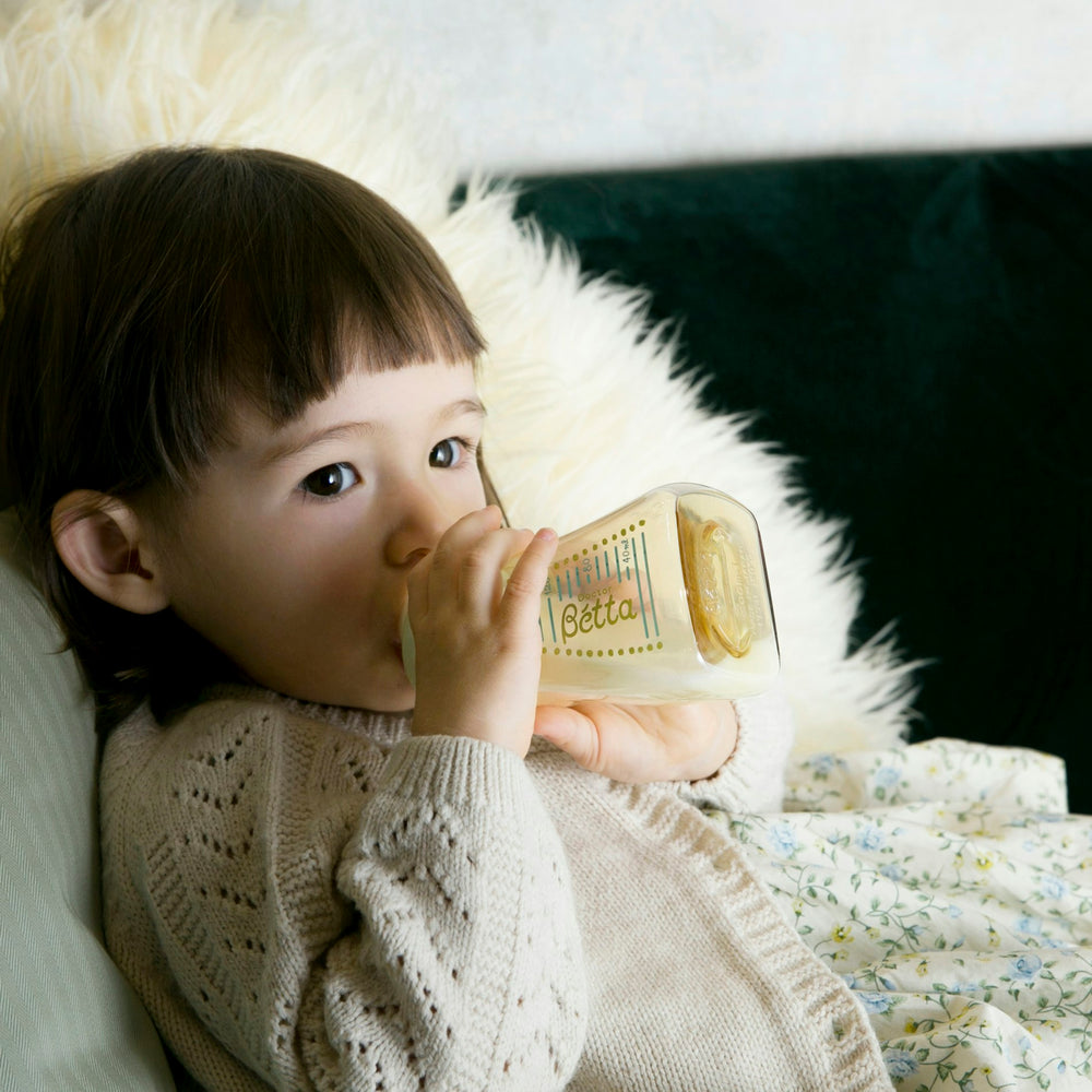 哺乳びん【ブレイン広口】WS2-160ml（Baby Blue）