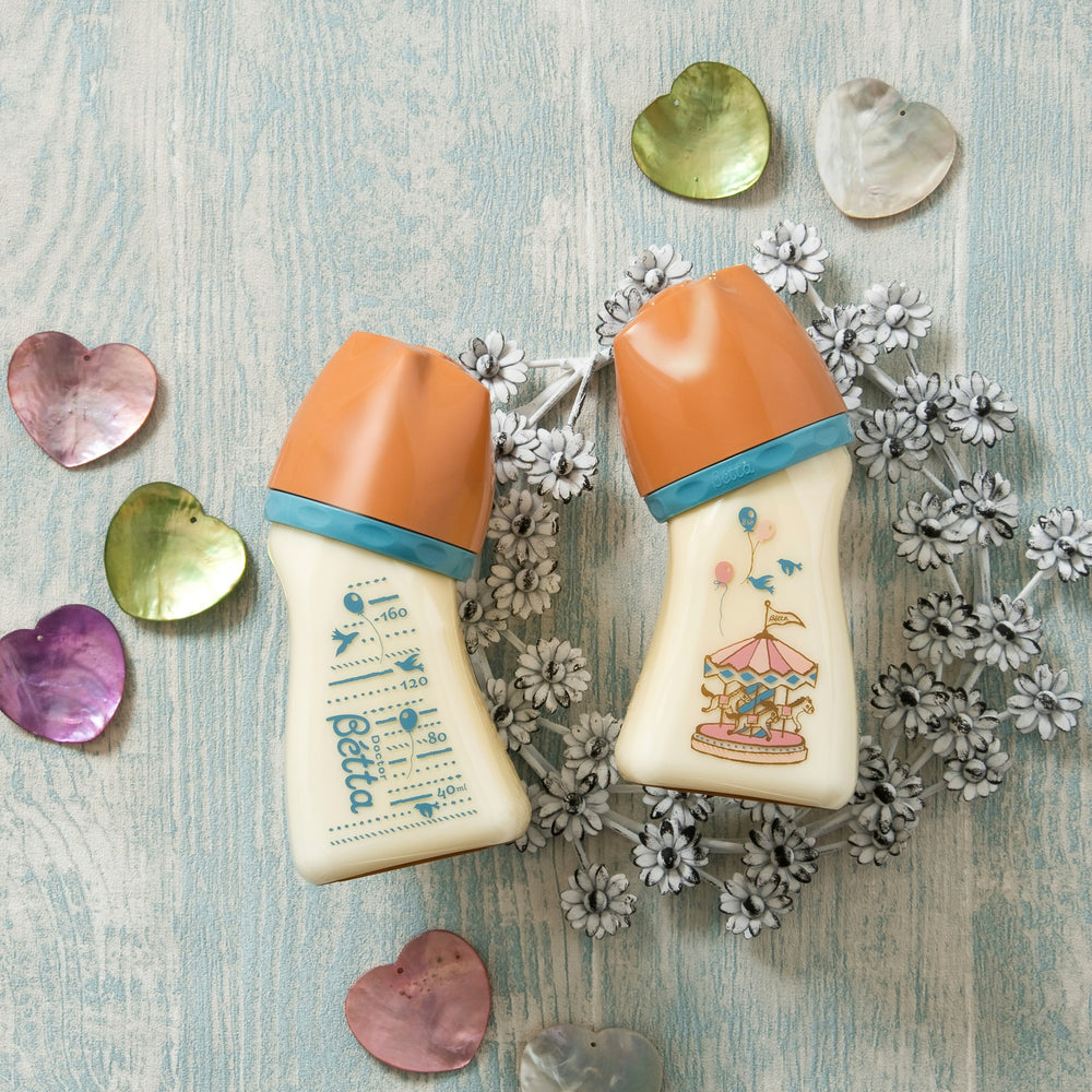 哺乳びん【ブレイン広口】WS4-160ml Carrousel