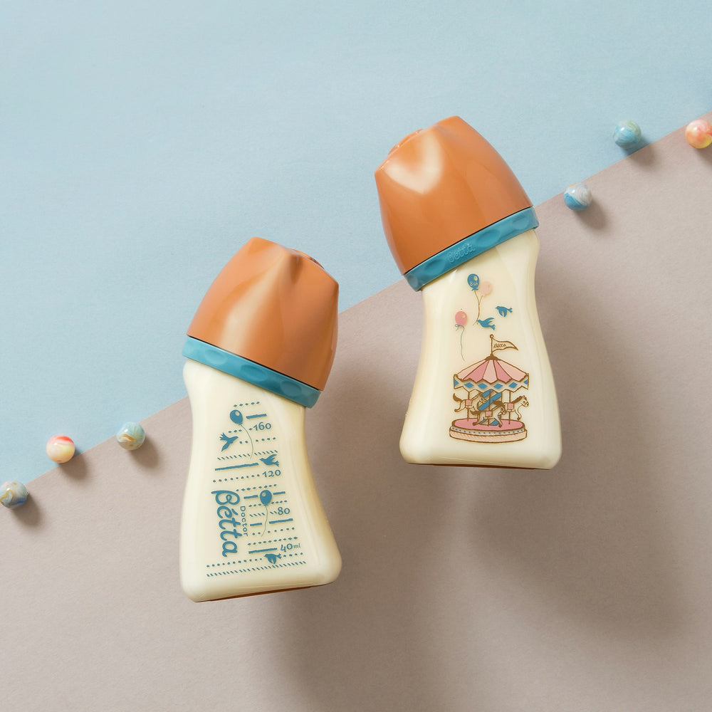 哺乳びん【ブレイン広口】WS4-160ml Carrousel