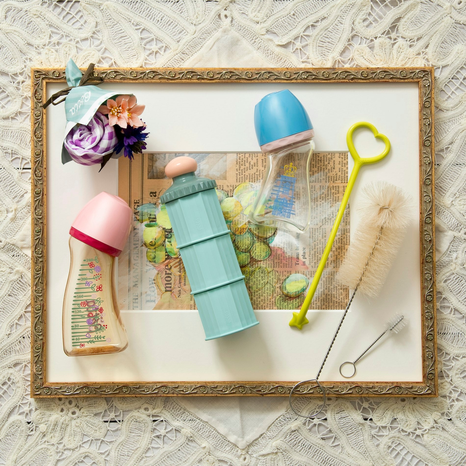 Baby Bottle [Brain Wide Neck] Lovers Bottle Holiday Set – Betta