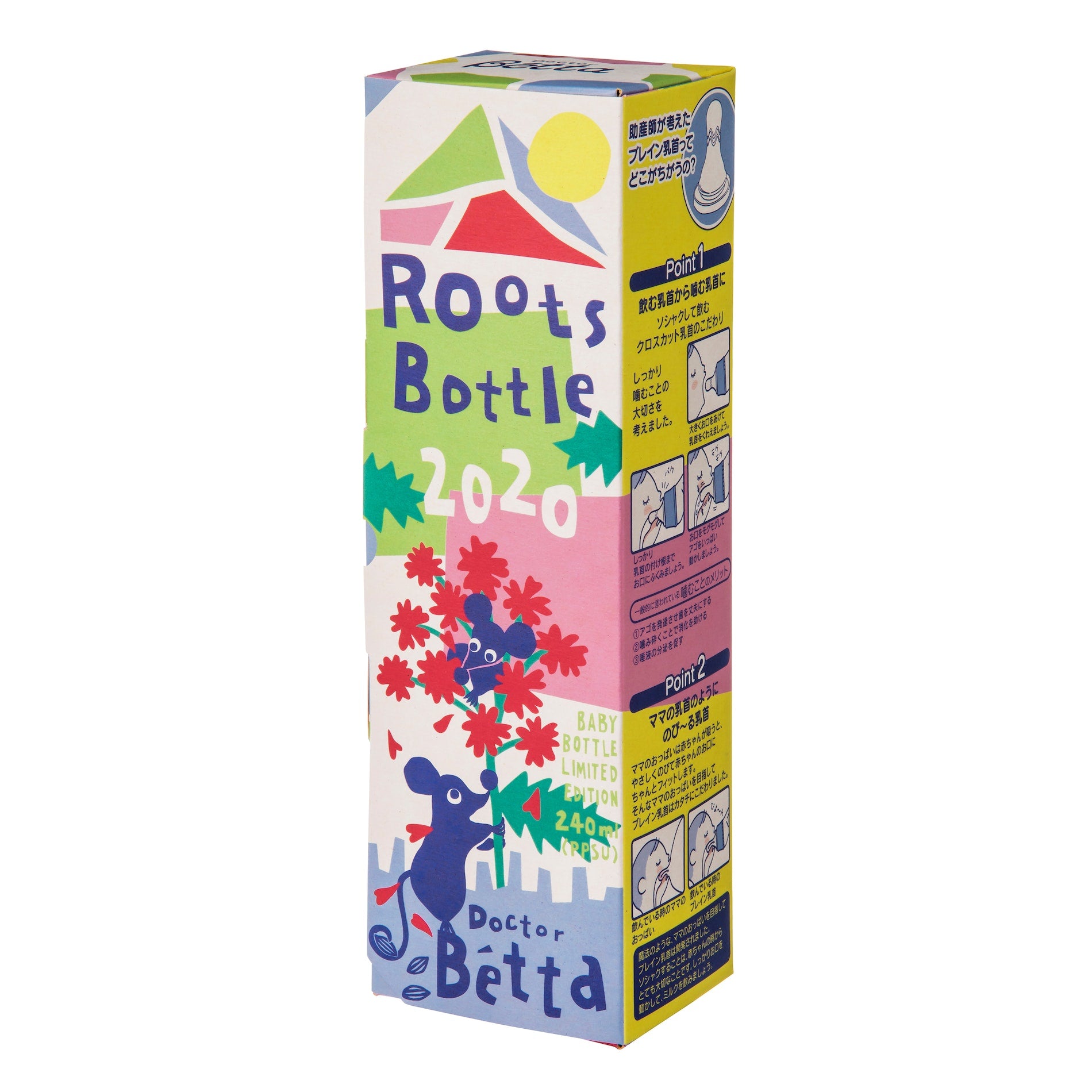 PPSU 240ml Doctor Bétta Baby Bottle / Brain RootsBottle-240ml