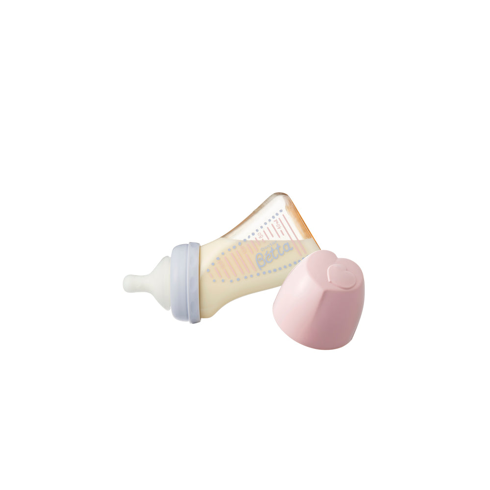 哺乳びん【ブレイン広口】WS2-160ml（Baby Pink）