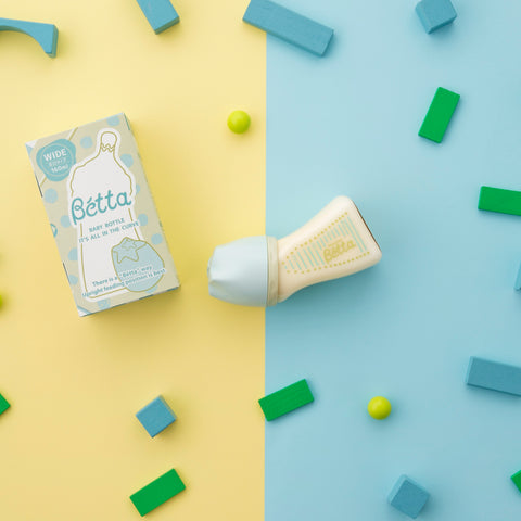 哺乳びん【ブレイン広口】WS2-160ml（Baby Blue）